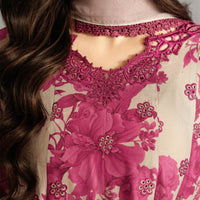 EMBROIDERED PRINTED LAWN Unstitch