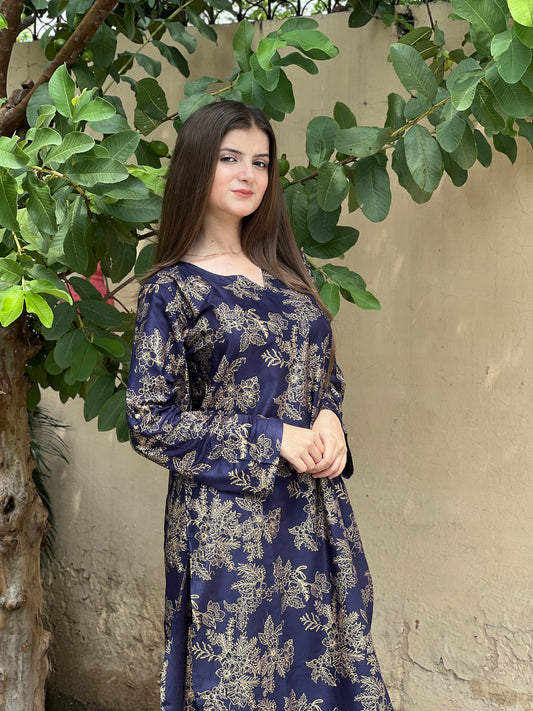 blue fershi shalwar 2pice